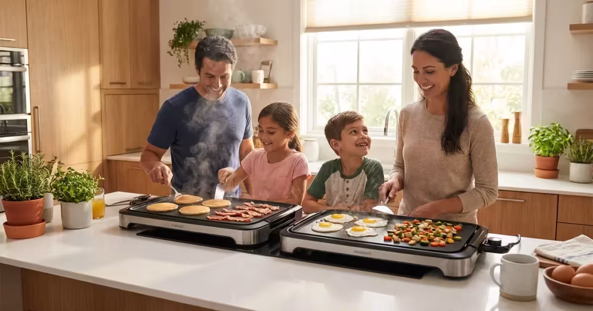 Electric Griddles for Family Breakfast Cooking - guide