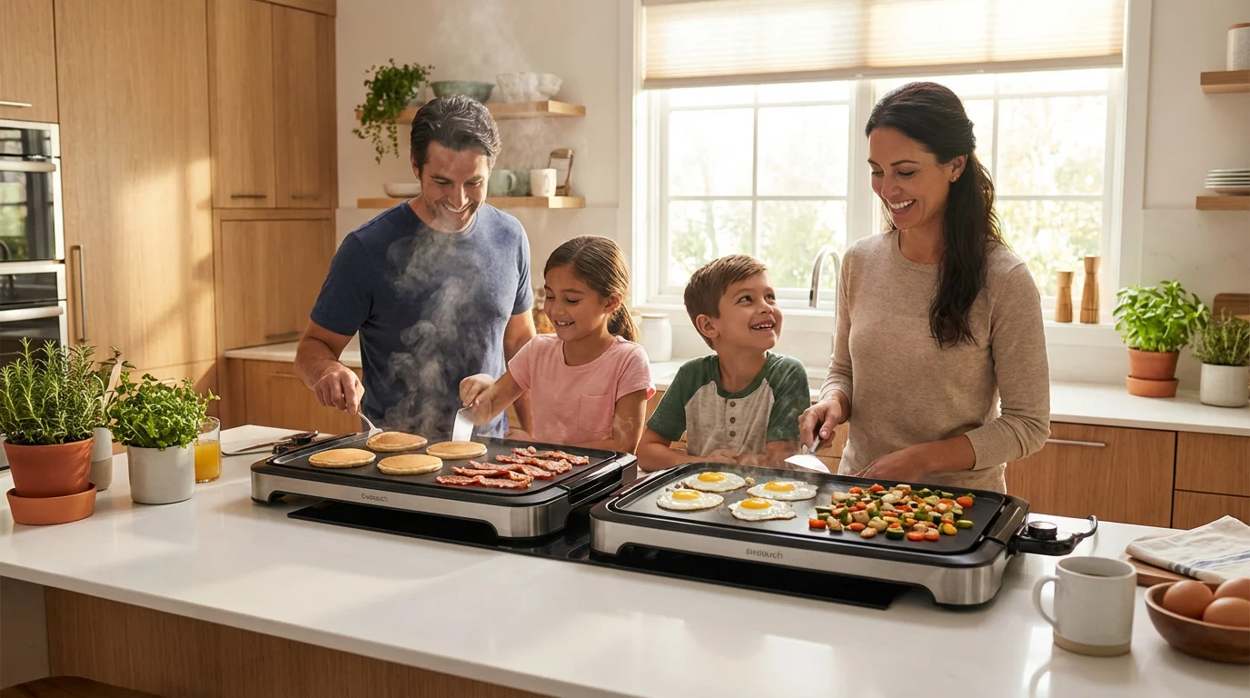 Electric Griddles for Family Breakfast Cooking - guide