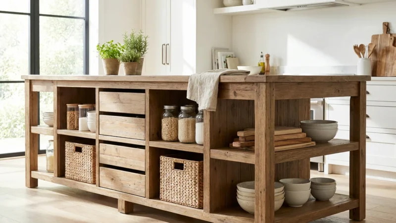 Kitchen Island Storage and Organization - guide