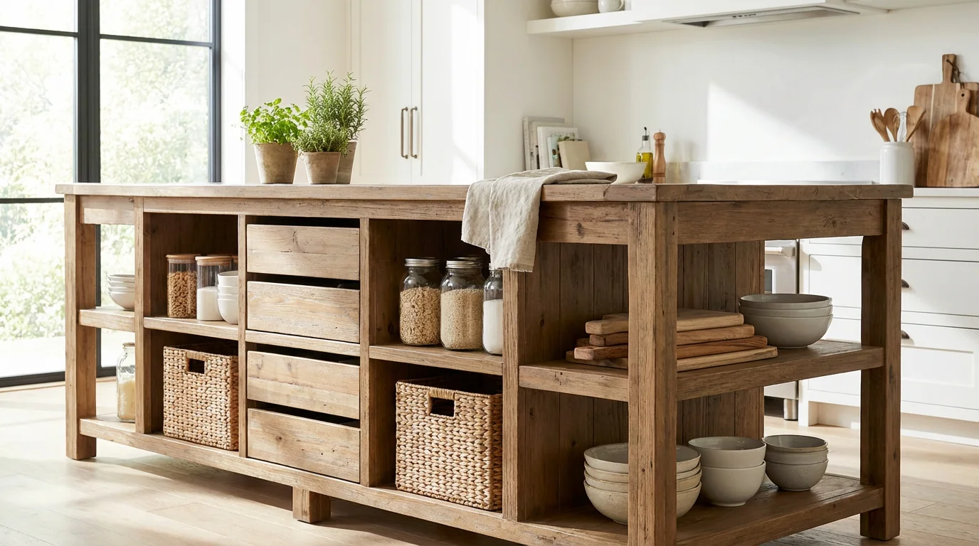 Kitchen Island Storage and Organization - guide