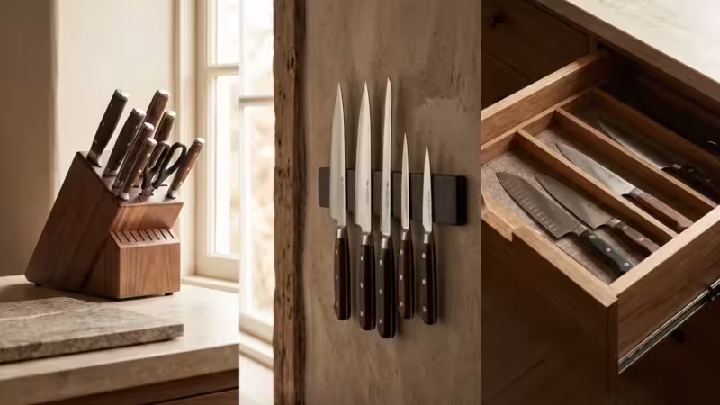 Knife Storage: Blocks vs Magnetic Strips vs Drawers - guide