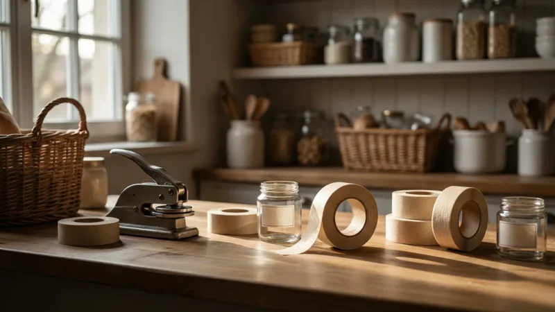 Labels and Label Makers for Kitchen Organization - guide