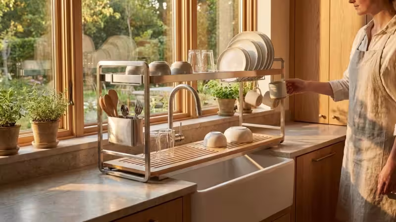 Best Over-the-Sink Dish Drying Racks: Save Space and Stay Organized - guide