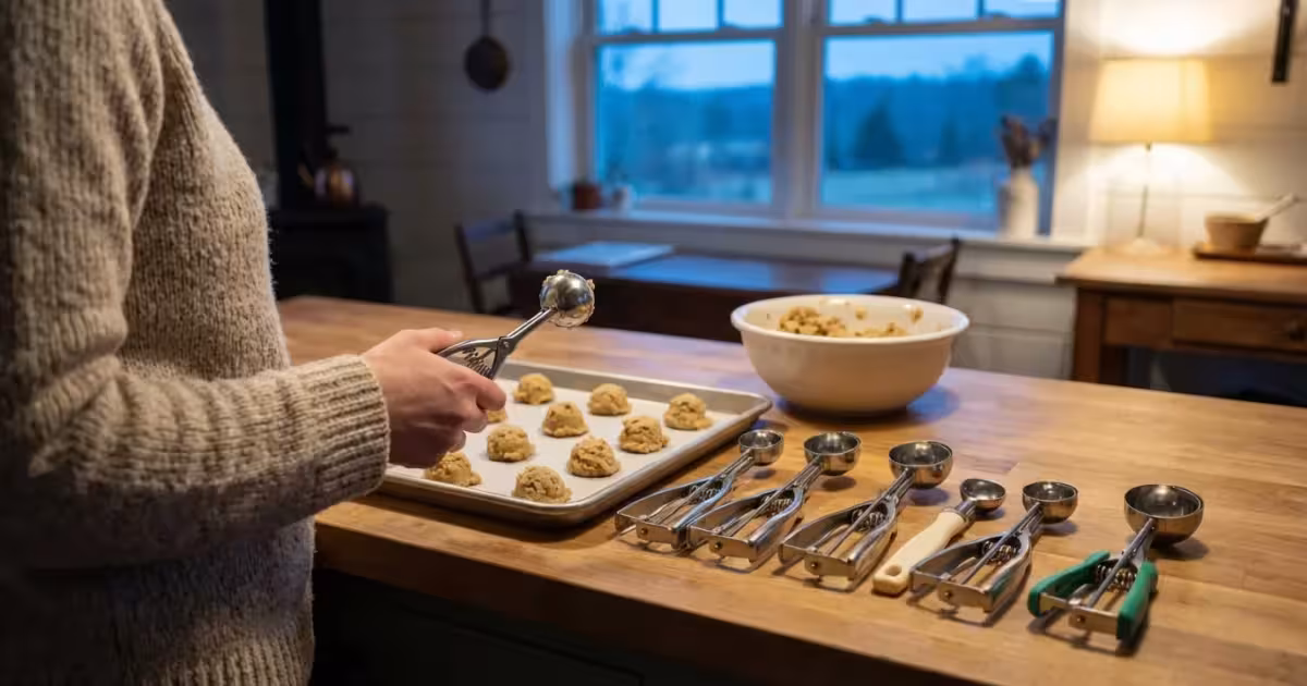 Cookie Scoops: Sizes and Types for Perfect Cookies - guide