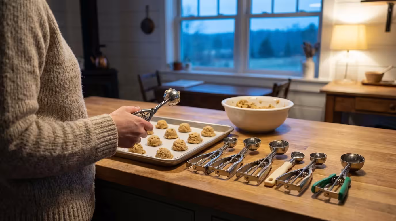 Cookie Scoops: Sizes and Types for Perfect Cookies - guide