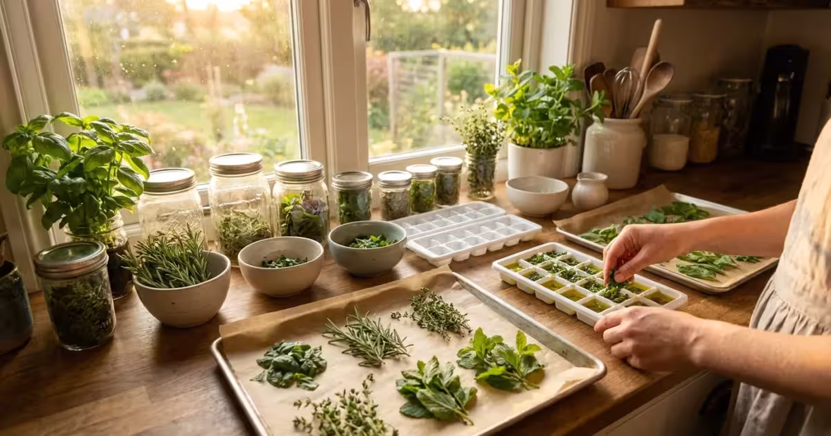 Herb Freezing Hacks: How to Preserve Fresh Herbs - guide