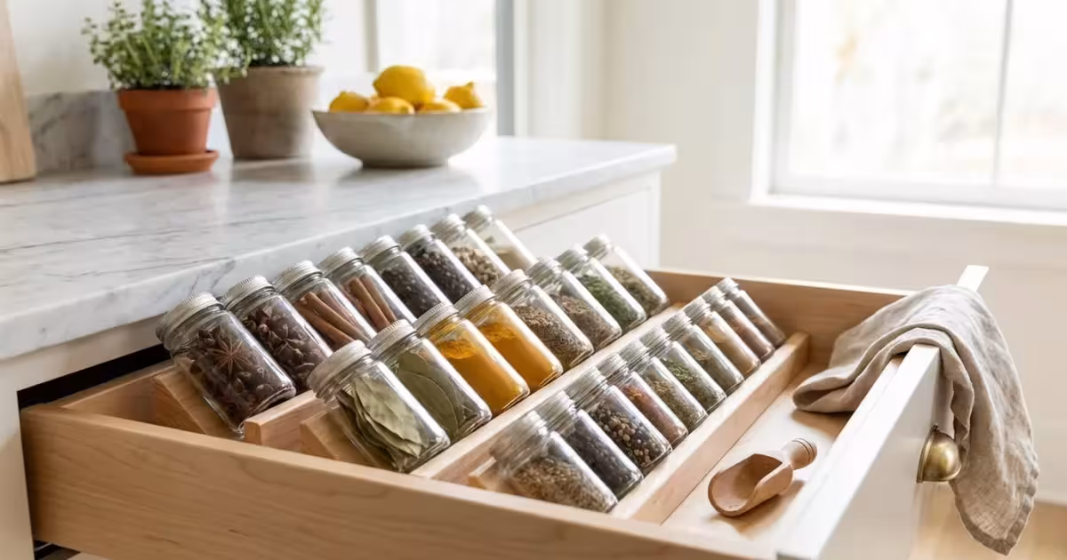 Spice Jar Organization: Maximizing Space and Freshness - guide