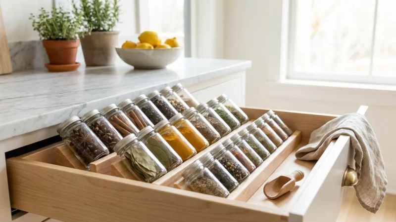 Spice Jar Organization: Maximizing Space and Freshness - guide