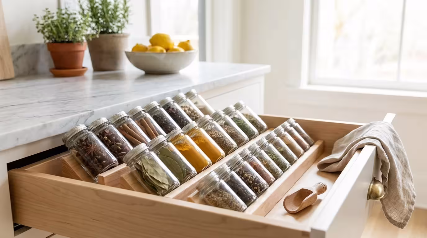 Spice Jar Organization: Maximizing Space and Freshness - guide