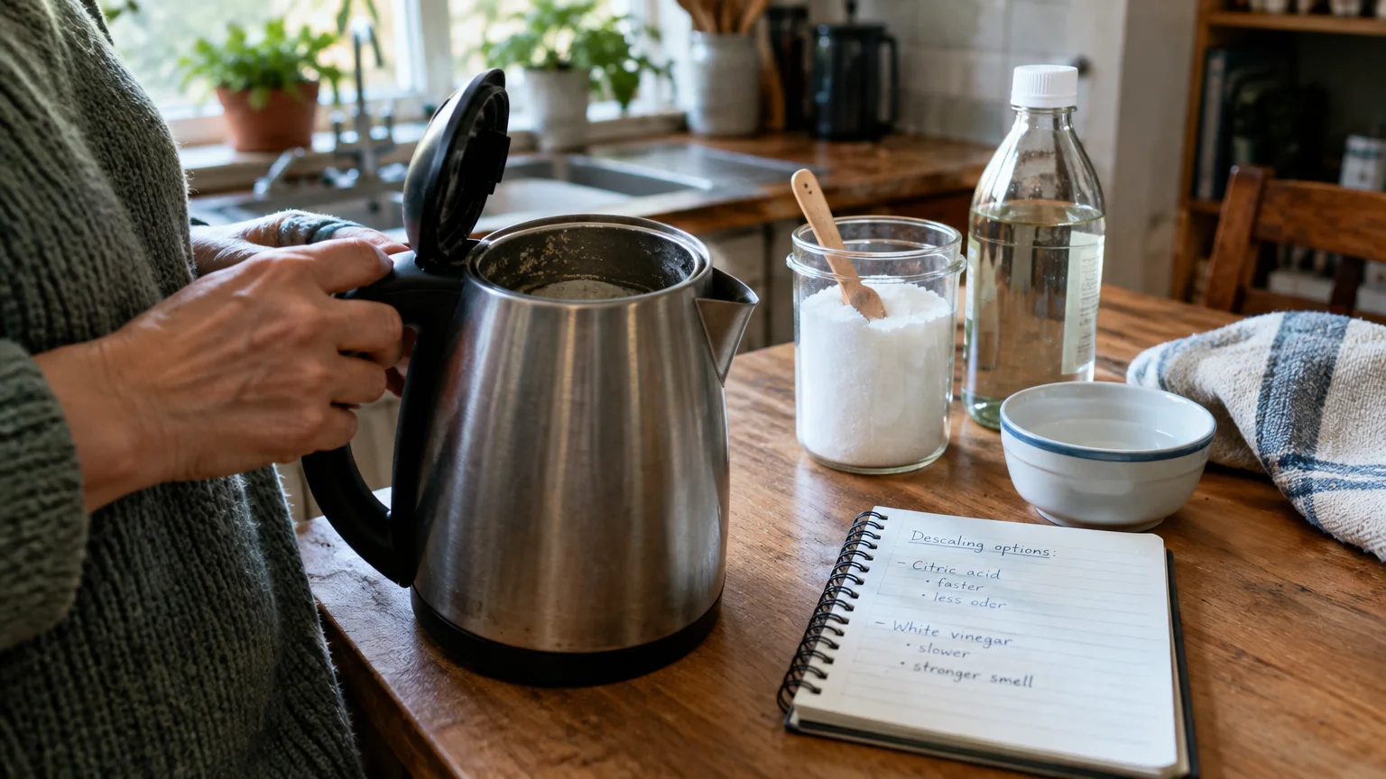 Editorial photograph illustrating: The Chemistry of 18-Grain Water and Kettle Noise